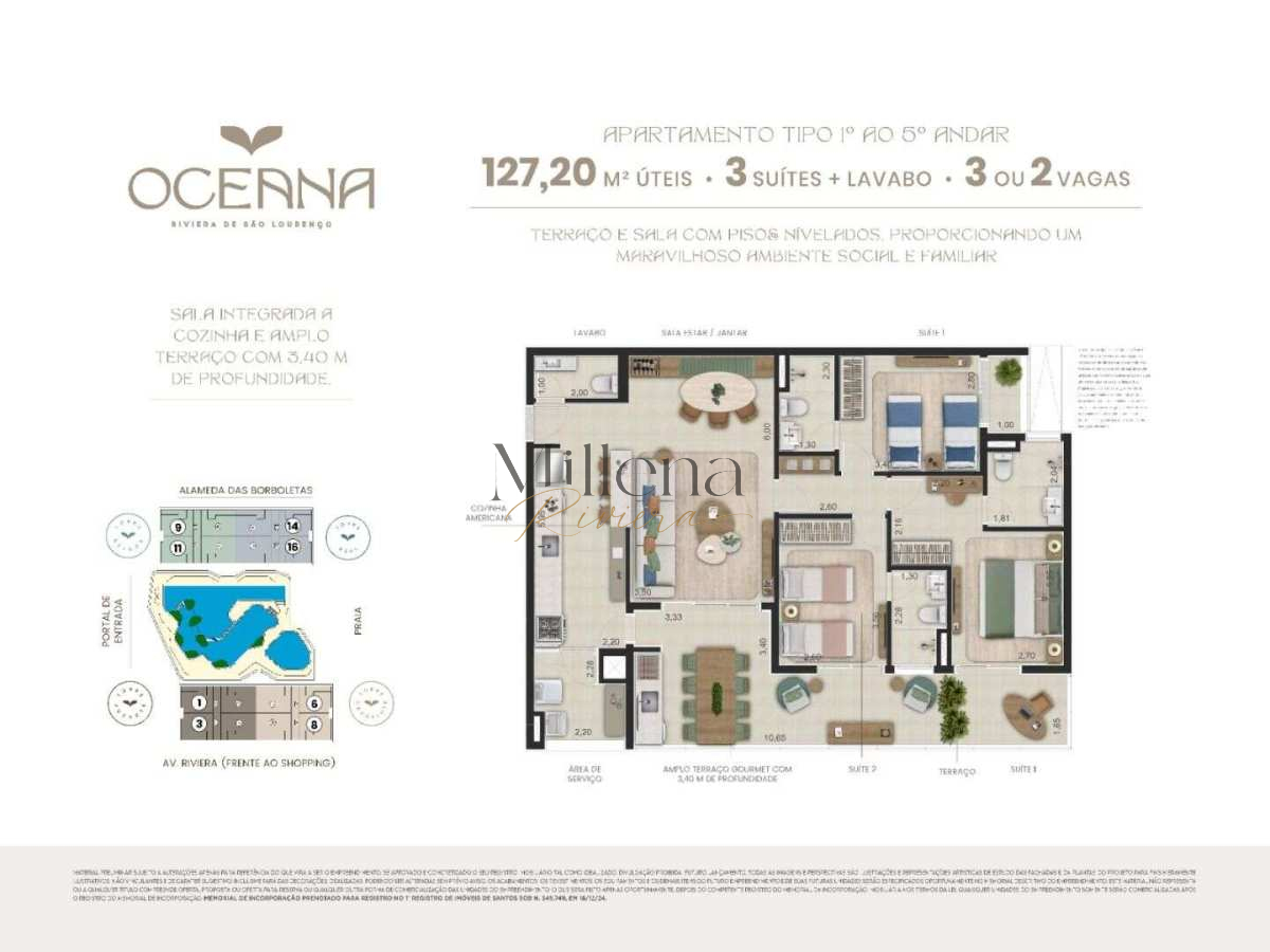 Apartamento Residencial / Riviera Módulo 18 - Millena Riviera